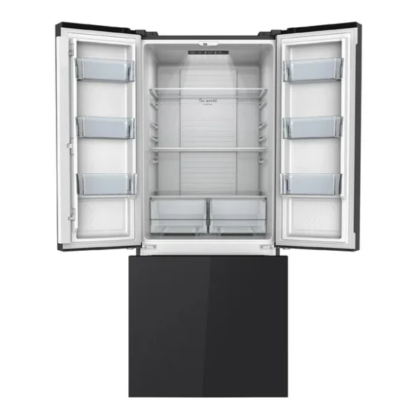 Refrigerador ATVIO Home 16.2 pies Negro espejo French Door (2)